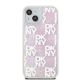 3. Etui DKNY Liquid Glitter Multilogo na iPhone 15 / 14 / 13 - różowe
