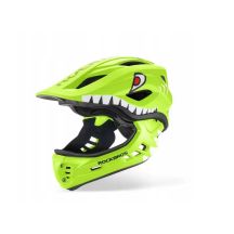 Rockbros kask rowerowy dziecięcy zielony S 48-52cm