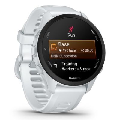 7. Zegarek Garmin Forerunner 70 42,6mm Whitestone