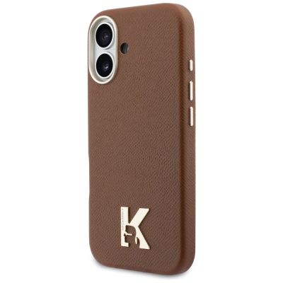 2. Etui Karl Lagerfeld Karl Head Logo MagSafe do iPhone 17 - brązowe