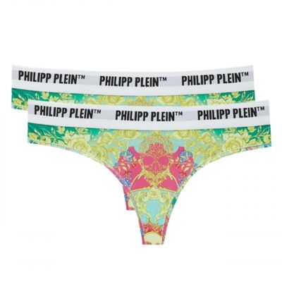 7. Stringi marki Philipp Plein 2-Pack Tanga W DUPP31