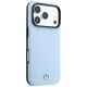 4. Etui Mercedes Leather Semi Wrap Wood Effect MagSafe na iPhone 17 Pro / 18 Pro - niebieskie