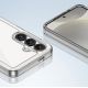 5. Etui Outer Space Case na Samsung Galaxy S25 Edge pokrowiec z elastyczną ramką - przezroczyste