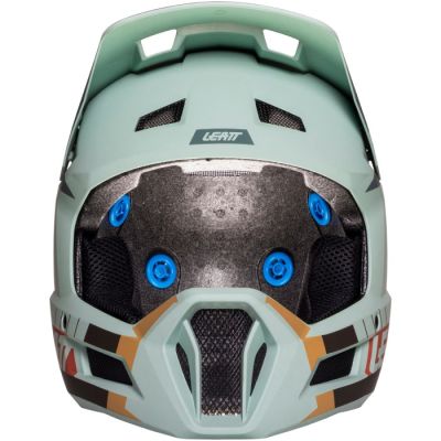 7. Kask rowerowy typu full face LEATT Helmet MTB Gravity 2.0 V25 rozmiar L, miętowy