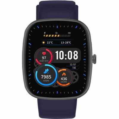 3. Smartwatch Gravity Czarny 2 Paski GT18-9