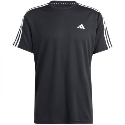 Koszulka męska adidas Train Essentials 3-Stripes Training Tee czarna IB8150