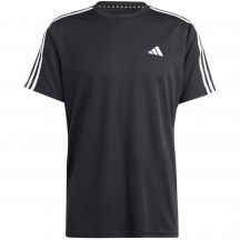 Koszulka męska adidas Train Essentials 3-Stripes Training Tee czarna IB8150