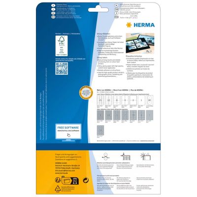 3. HERMA 4909 etykiet do nadruku Biały Samoprzylepne etykiety do drukowania