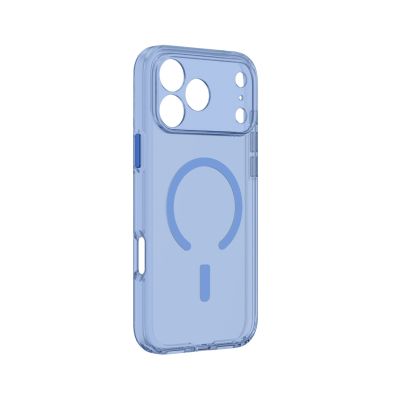 4. Etui AMAZINGTHING Minimal Mag Lens Case na iPhone 18 Pro z osłoną aparatu i mocowaniem na smycz kompatybilne z MagSafe - niebieskie