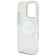 7. Etui Guess IML Metal Colored Circle Classic Logo MagSafe na iPhone 16 Pro Max - białe