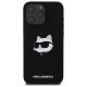 3. Etui Karl Lagerfeld Silicone Choupette Head Print MagSafe na iPhone 16 Pro - czarne