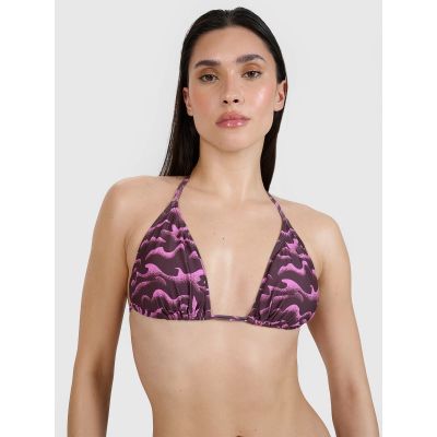 Góra od bikini halter damska 4F 4FWSS25UBKTF075-50A