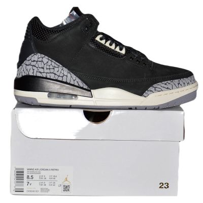 7. Buty Sportowe Air Jordan 3 Retro Off Noir - CK9246-001