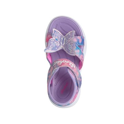 6. Skechers dziecięce sandały JUMPSTERS SANDAL BUTTERFLY BRITES 303109N LVMT