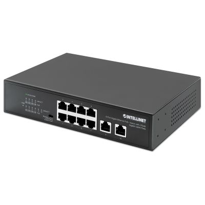 Switch giga 8P poe+ 2P uplink