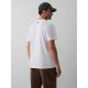 2. T-shirt regular z nadrukiem męski 4F 4FKAW26TTSHM4499-10S