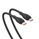 3. Kabel Baseus Pudding Series USB-C - USB-C 100W 1,2m - czarny