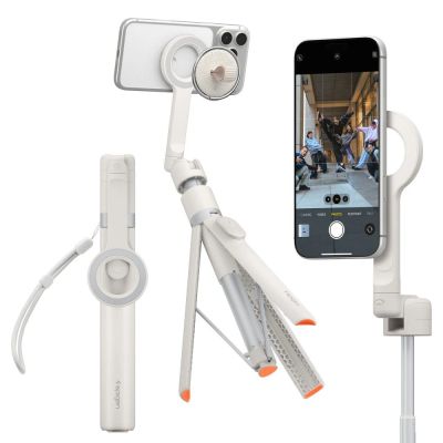 Selfie stick Spigen S582W Bluetoth - beżowy