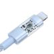 3. Kabel Baseus Gem USB C-IP 20W 2m (niebieski)