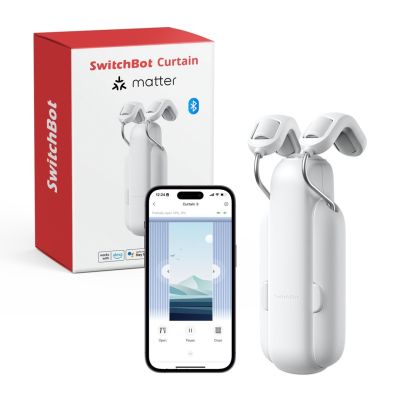 5. Silnik do karniszy Switchbot Smarter Gardinen Rod 3, biały (W2400000-RW-DACH)