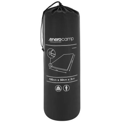 9. MATA SAMOPOMPUJĄCA TURYSTYCZNA MATERAC 180X50X3CM CZARNA