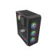 19. FURY OBUDOWA KOMPUTEROWA FURY SHOBO SH4F RGB MIDI Z OKNEM CZARNA