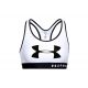 Stanik sportowy Under Armour Mid Keyhole Graphic Bra W 1344333-100
