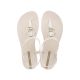Ipanema Sandal Class sandały japonki damskie beżowe ze złotym