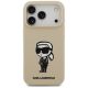 3. Etui Karl Lagerfeld Silicone Karl Sketch & Logo MagSafe na iPhone 17 Pro - brązowe