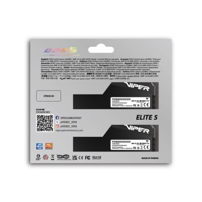 7. Patriot Viper Elite 5 Ultra DDR5 2x48GB 6400MHz CL32 Black