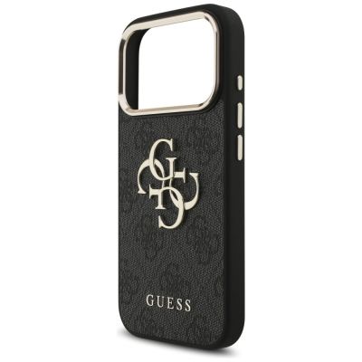 6. Etui Guess 4G Big 4G Classic Logo na iPhone 17 Pro / 18 Pro - czarno-złote