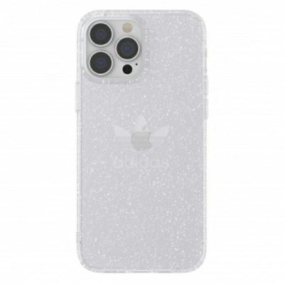 7. Etui Adidas OR Protective Clear Case Glitter na iPhone 13 Pro Max - przezroczysto-srebrne