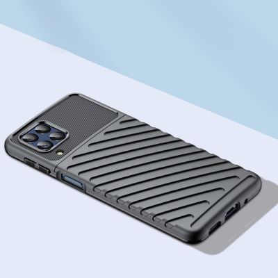 8. Thunder Case elastyczne pancerne etui pokrowiec Samsung Galaxy M53 5G czarny