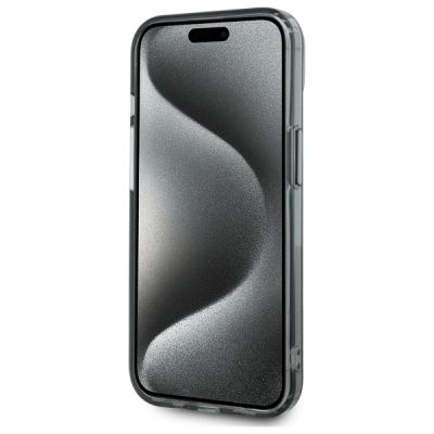 5. Karl Lagerfeld KLHMP15SHLSKIK iPhone 15   6.1" czarny/black hardcase IML Metal Karl Head MagSafe
