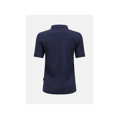 2. Koszulka damska PEAK PERFORMANCE W Classic Cotton Polo kolor granatowy