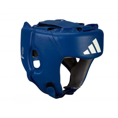 6. Kask turniejowy adidas IBA ze skóry z kaktusa ADIIBAH1C-Niebieski