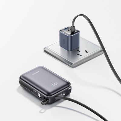 10. Powerbank Joyroom JR-PBF29 20000mAh 22,5W z podwójnym kablem - czarny