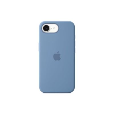 4. Silikonowe etui Apple iPhone 16e – zimowy niebieski | Jabłko