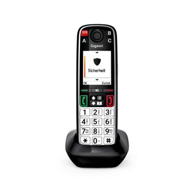 2. Gigaset EASY 500HX Telefon analogowy/DECT Nazwa i identyfikacja dzwoniącego Czarny, Srebrny