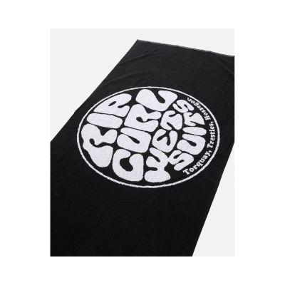 2. Ręcznik plażowy RIP CURL Logos Towel czarny