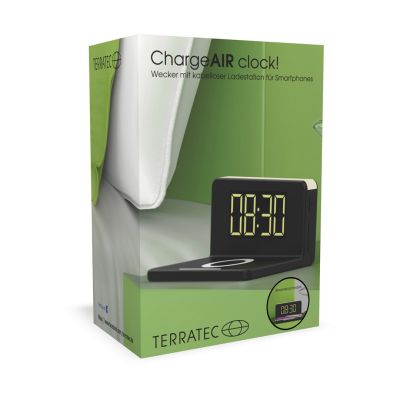 5. Terratec ChargeAir Cyfrowy budzik Czarny, Żółty