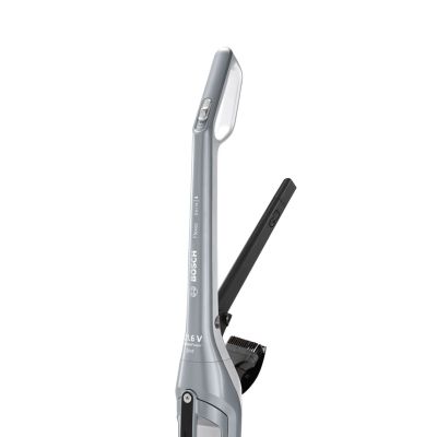 24. Bosch BCH3P210 okurzacz na kiju/szczotka elektryczna Odkurzacz stojący 2 w 1 AC/Bateria Suchy Bez worka 0,4 l Czarny, Szary