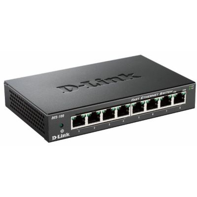 D-Link DES-108 Czarny