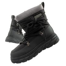 Lee Cooper buty sportowe damskie zimowe trekkingowe ocieplane czarne szare
