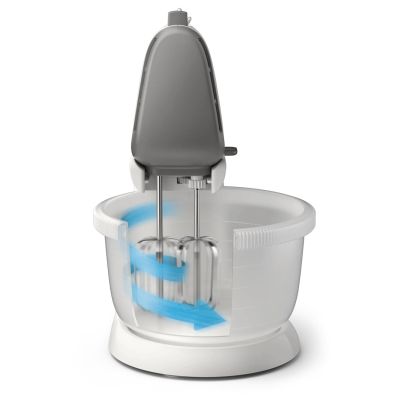 22. Philips Viva Collection HR3745/00 mikser Mikser stojący 450 W Szary, Biały