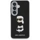 3. Etui Karl Lagerfeld Saffiano Double Heads Metal na Samsung Galaxy S26 - czarne