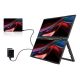 7. Verbatim Portable 15.6" FHD Dual Monitor Essentials Przenośny monitor Czarny 39,6 cm (15.6") LCD 1920 x 1080 px