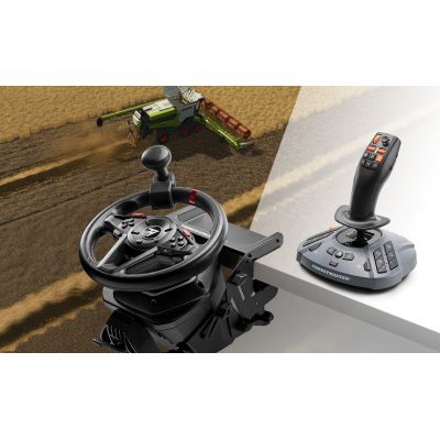 10. Thrustmaster T128 SimTask Farming Pack Czarny Kierownica + pedały + dźwignia zmiany biegów PC, PlayStation 4, PlayStation 5