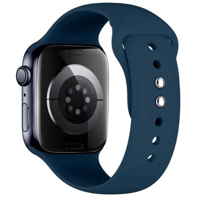 2. Pasek Tech-Protect Silicone na Apple Watch 40 / 41 / 42 mm - granatowy