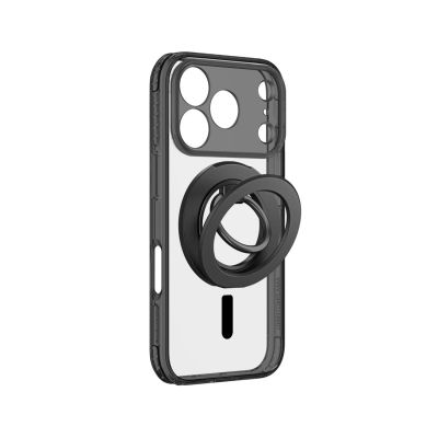 5. Etui AMAZINGTHING Titan Pro Lens Ring Set na iPhone 18 Pro Max z osłoną aparatu i ringiem magnetycznym kompatybilne z MagSafe - czarne